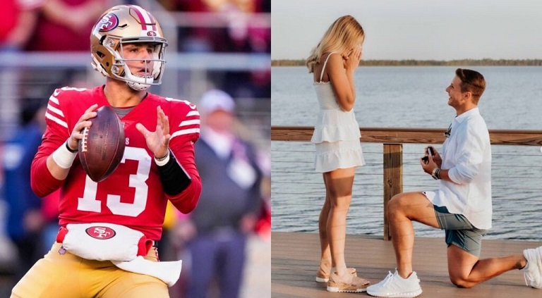 Brock Purdy quiere darle a su novia la mayor sensación de seguridad